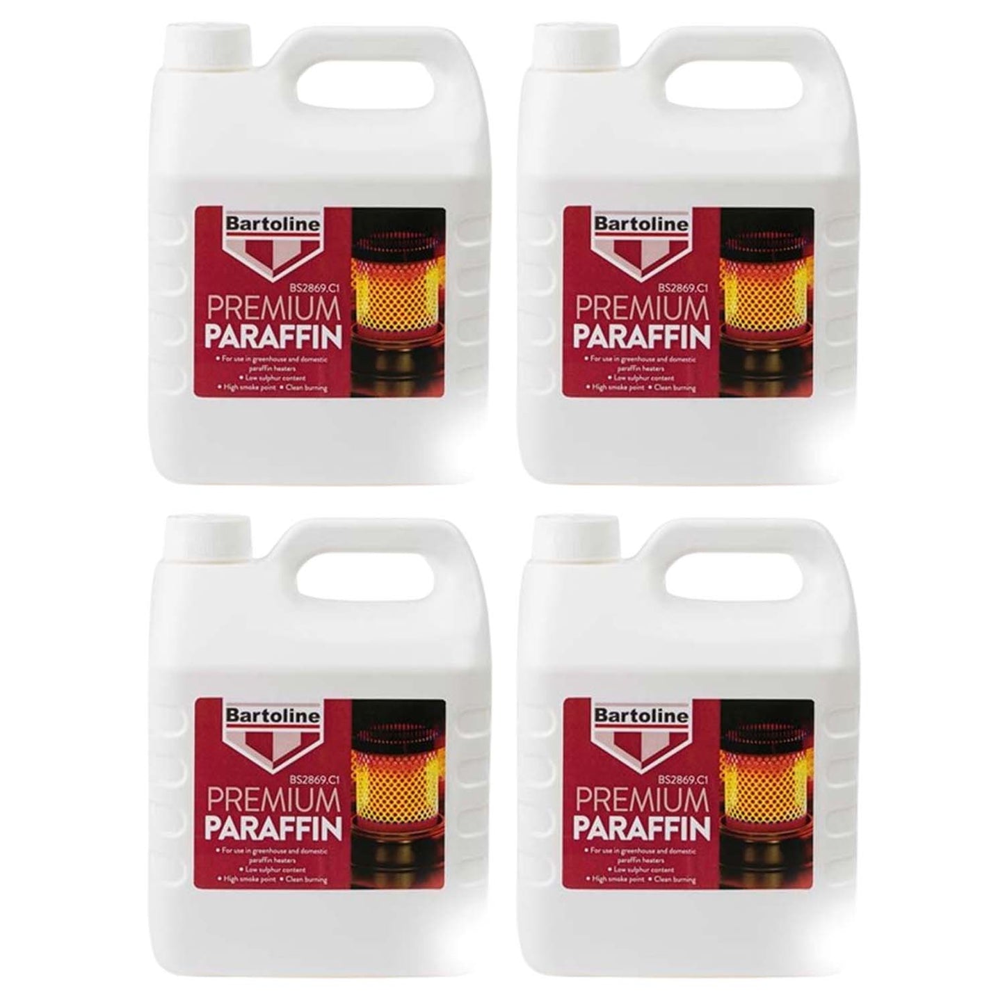 Bartoline 4L - 16L Litres Premium Paraffin Fuel For Heater Oil Lamps Greenhouse