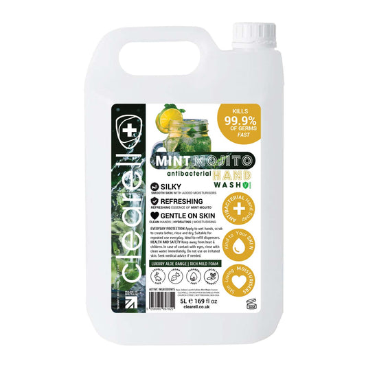 Clearell 5L | MINT MOJITO |  Luxury Hydrating Hand Soap Liquid Wash 5 Litres