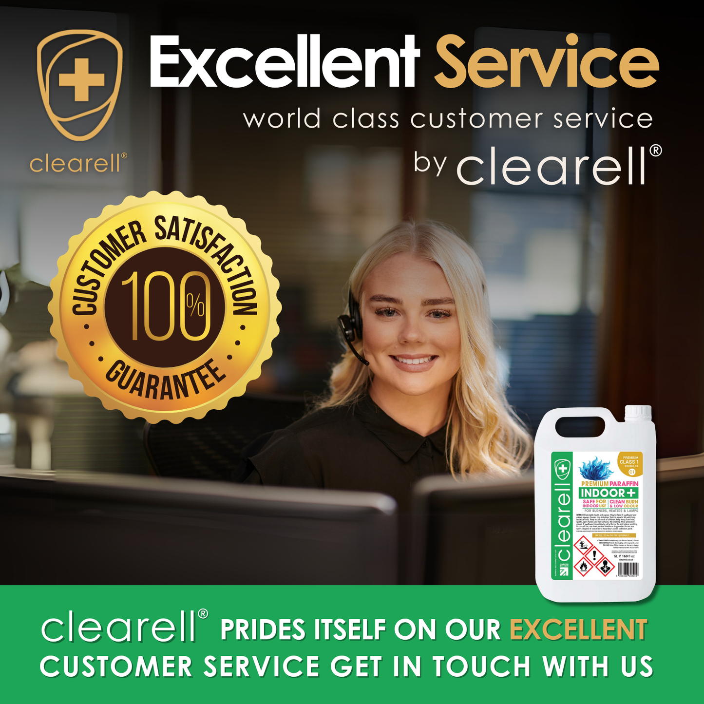 Clearell 4L to 200L | INDOOR Premium Class 1 | Suitable for Indoor Burners & Lamp Fuel in Litres | C1 BS2869C1